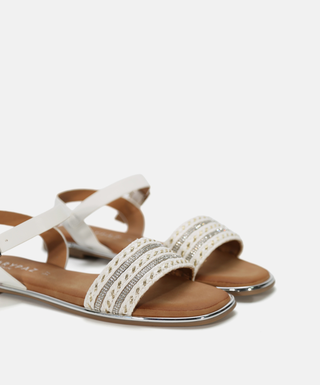 Sandalia plana combinado image number null
